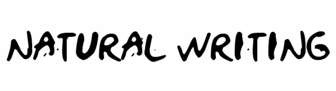 NATURAL WRITING  Descarca Fonturi Gratis