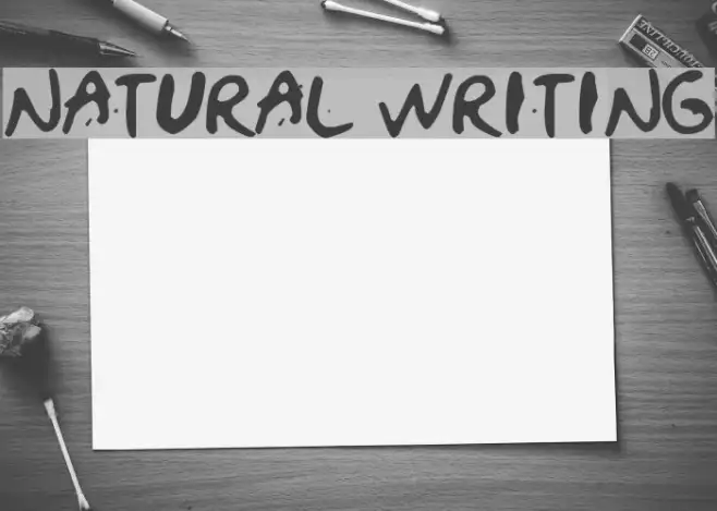 NATURAL WRITING Example 1