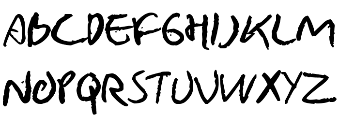 NATURAL WRITING Font LOWERCASE