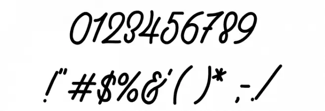 NATURE ADVENTURE DEMO Font OTHER CHARS