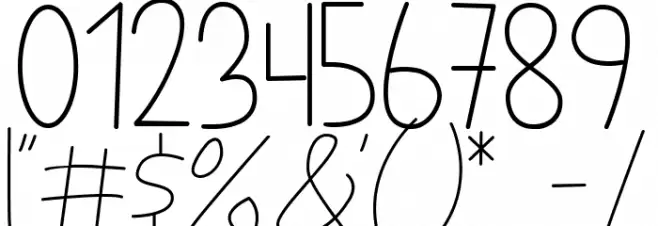 NATURE green Font Alte caractere