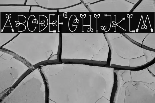 NATURE green Font examples