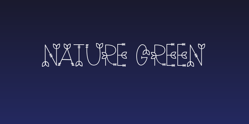 NATURE green Social Header