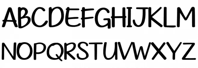 Nabana Regular Schriftart Groß