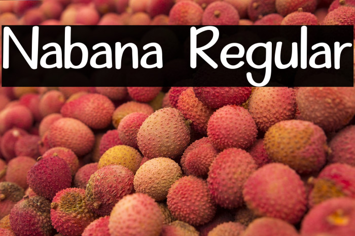 Nabana Regular Example 1