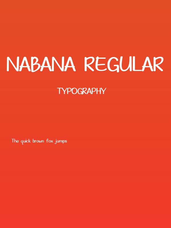 Nabana Regular Poster