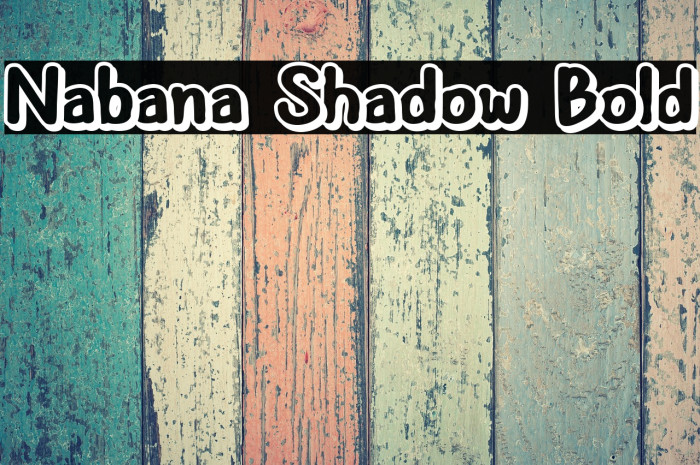 Nabana Shadow Bold Example 2