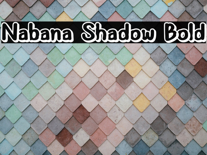 Nabana Shadow Bold Example 3