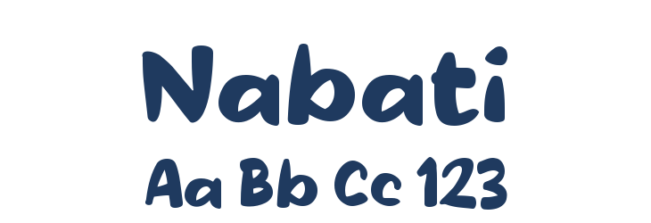 Nabati Font Preview