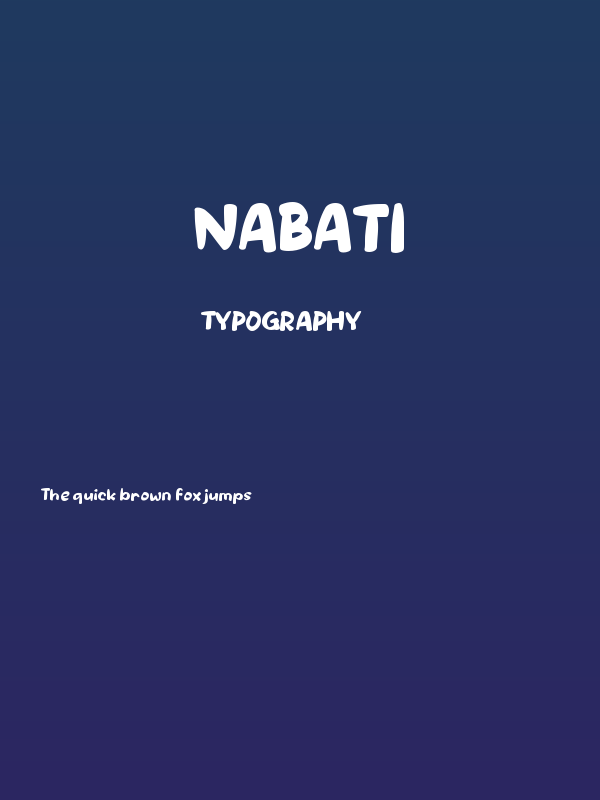 Nabati Poster