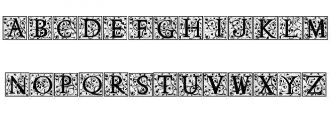 Nabel Schriftart Groß