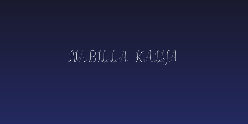 Nabilla Kalya Social Header