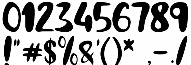 Nabilla Font OTHER CHARS