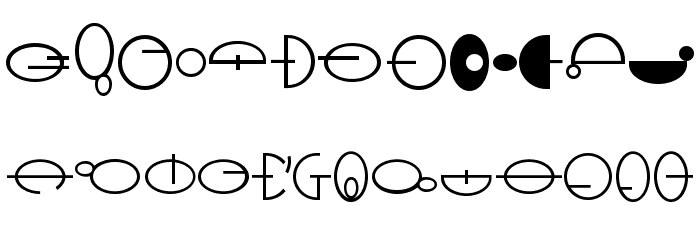 Naboo Font LOWERCASE
