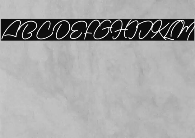 Nachel Victoria Font examples