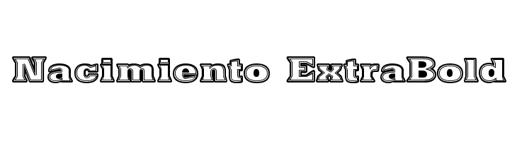 Nacimiento ExtraBold फ़ॉन्ट