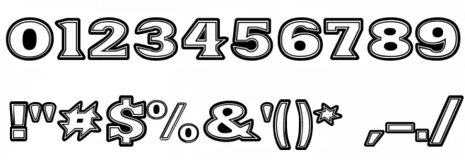 Nacimiento ExtraBold フォント その他の文字