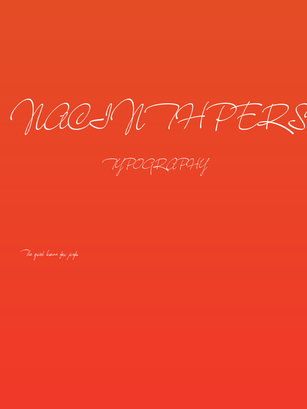 NacinthPERSONALUSEThin Poster