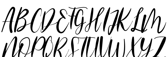 Nacowela Font UPPERCASE