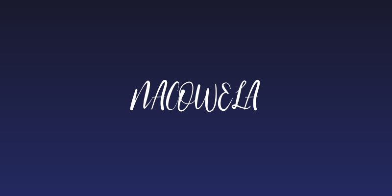 Nacowela Social Header