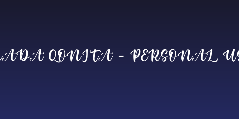 Nada Qonita - Personal Use Social Header