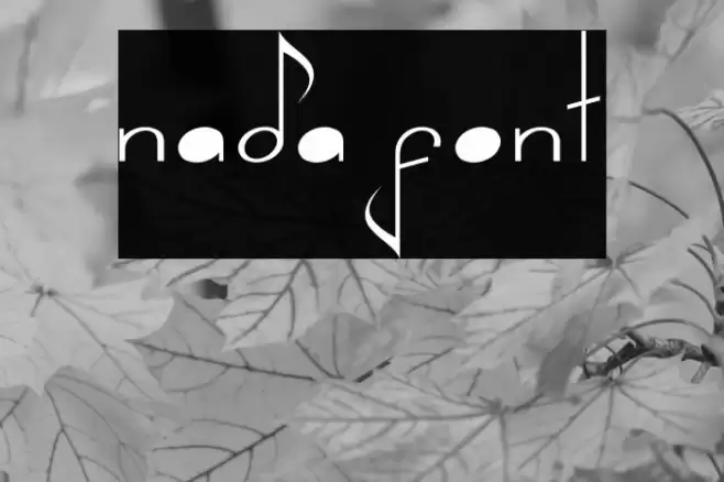Nada Font examples
