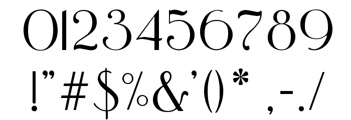 Nadall Font OTHER CHARS