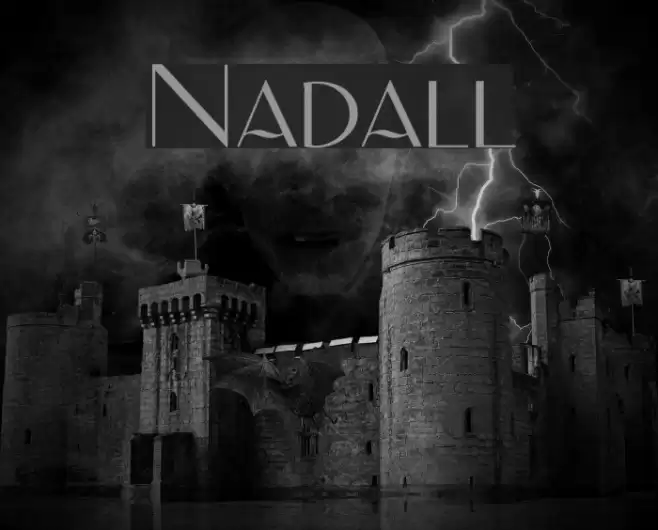 Nadall Font examples
