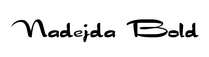 Nadejda Bold Fonte