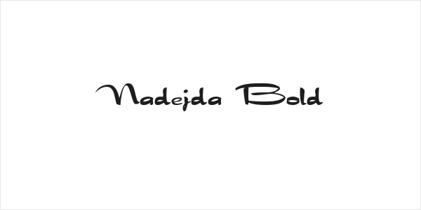 Nadejda Bold Logo