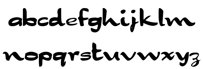 Nadejda Bold Font LOWERCASE