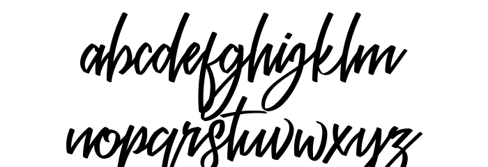 Nadheva Demo Font LOWERCASE