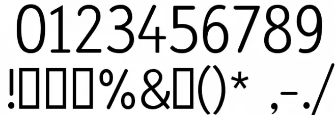 Nadia Serif Normal Font OTHER CHARS