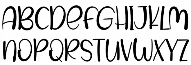 Nadila Mother Font UPPERCASE