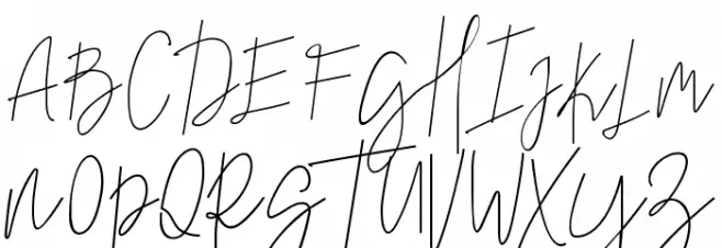 Nadine Regular Schriftart Groß