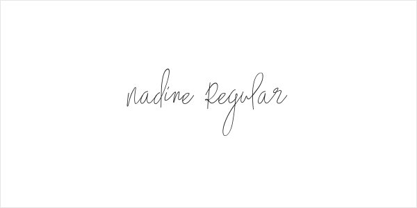 Nadine Regular Logo