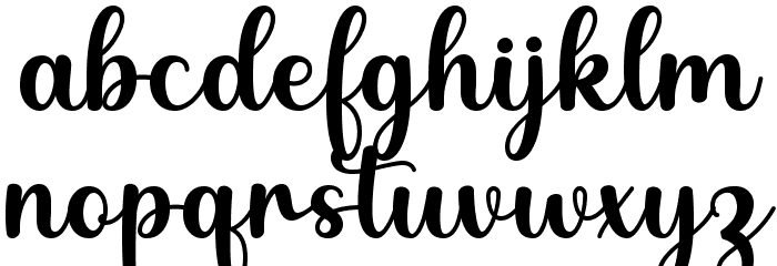Nadine Font LOWERCASE