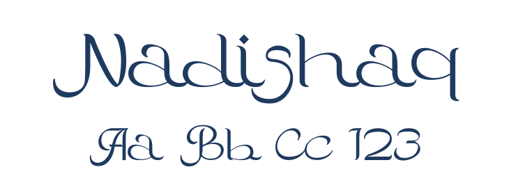 Nadishaq Font Preview