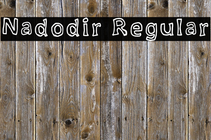 Nadodir Regular Example 1