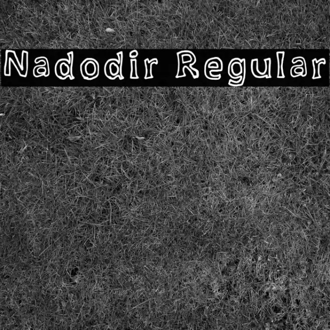 Nadodir Regular Font examples
