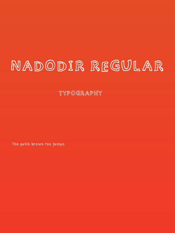 Nadodir Regular Poster