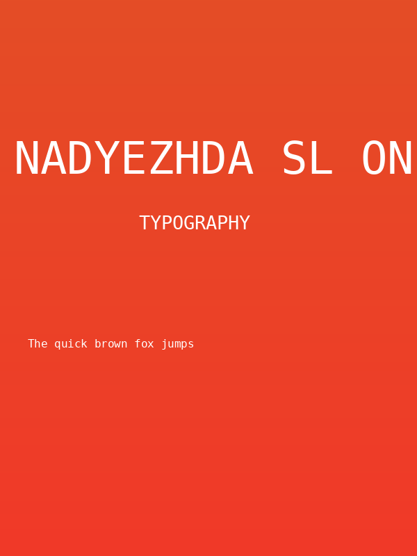 Nadyezhda SL One Poster