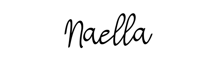 Naella  नि: शुल्क फ़ॉन्ट्स डाउनलोड