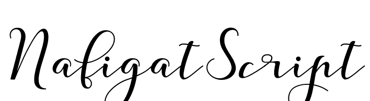 NafigatScript  フリーフォントのダウンロード