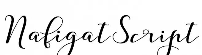 NafigatScript  フリーフォントのダウンロード