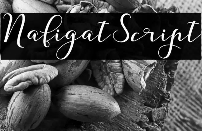 NafigatScript Font examples