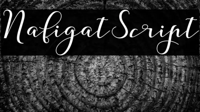 NafigatScript Font examples