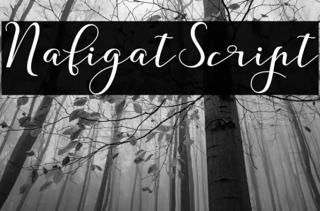 NafigatScript Font examples