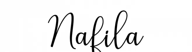 Nafila  Free Fonts Download
