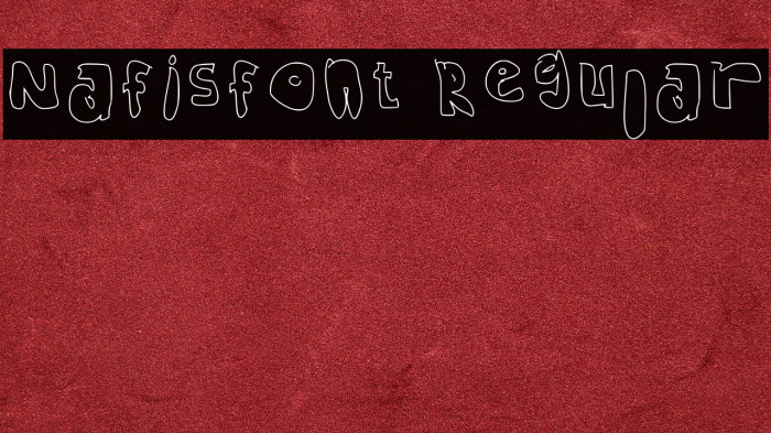 Nafisfont Regular Example 1
